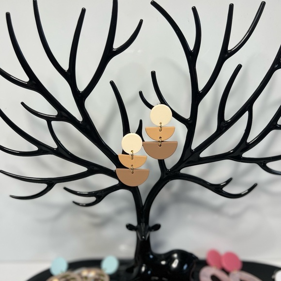 Handmade Statement Earrings - Picture 2 of 3